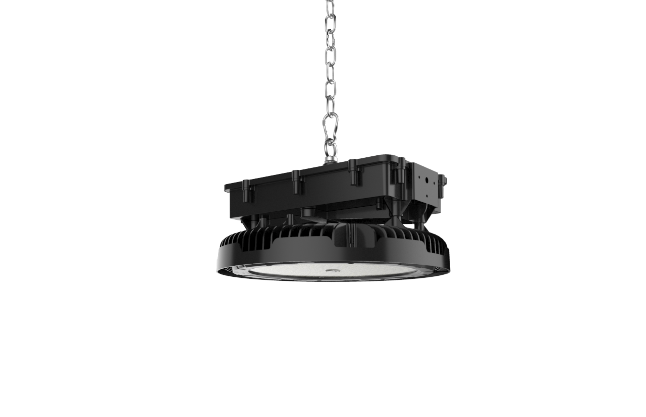 LED Светодиодный подвесной светильник HB37-450. 450Вт. 63000лм. 5000К. IP65.